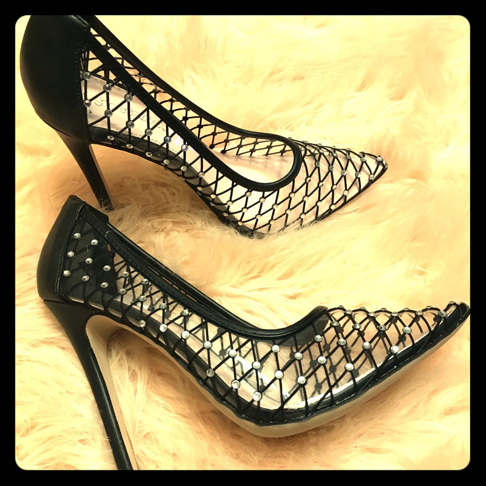 Diamond Clear Pumps